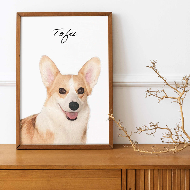 Sticky Bee Studio Pet Portrait Custom Pet Portrait