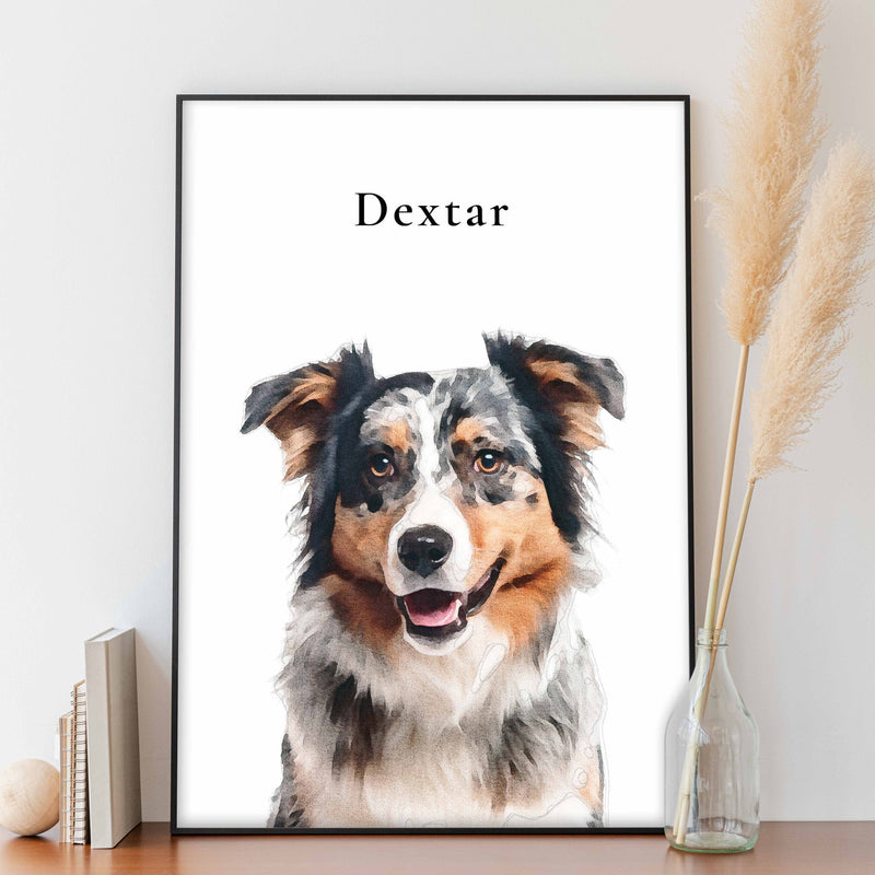 Sticky Bee Studio Pet Portrait Custom Pet Portrait