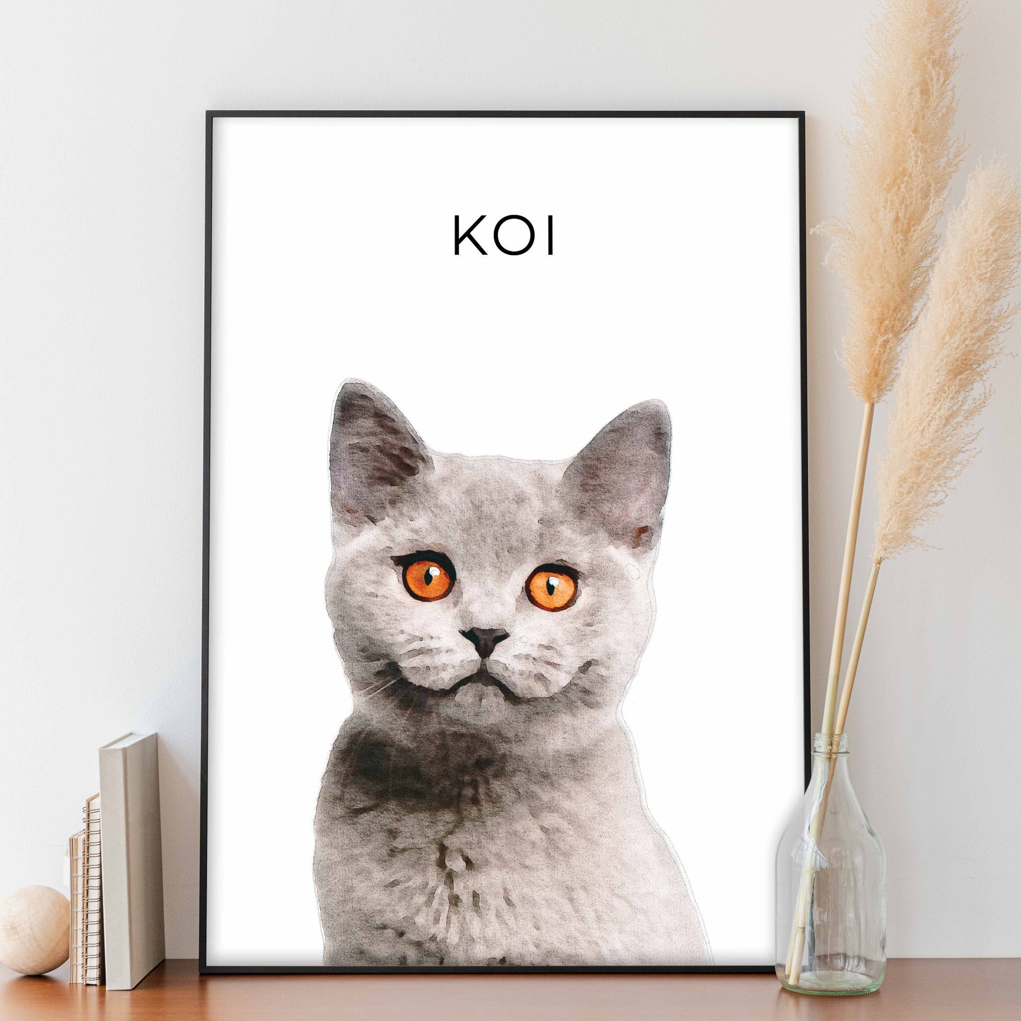 Sticky Bee Studio Pet Portrait Custom Pet Portrait