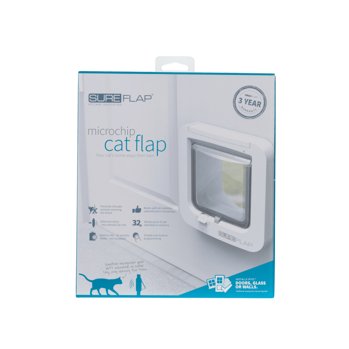 Sureflap Microchip Cat Flap Door Modern Pets