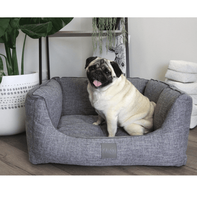 T&S Products Dog Bed T&S Sorrento Ash Grey Luxury Dog Bed