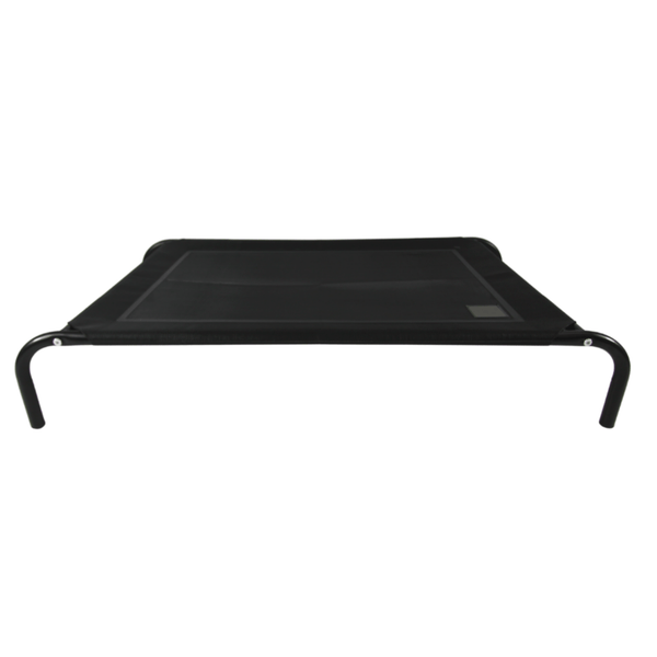 T&S Elevated Dog Bed, Black Modern Pets