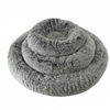 T&S Products Pet Bed T&S Grey Polar Bed, Round Pet Bed