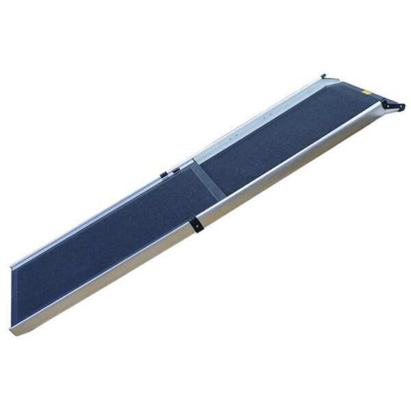 Zeez Telescopic Dog Ramp, Aluminium Light-weight Non-Slip, Black