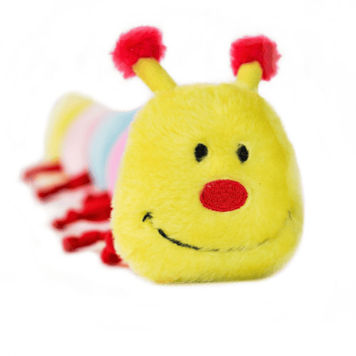 Zippy Paws Dog Toy Zippy Paws Long Caterpillar 6 Squeakers Plush No Stuffing Dog Toy